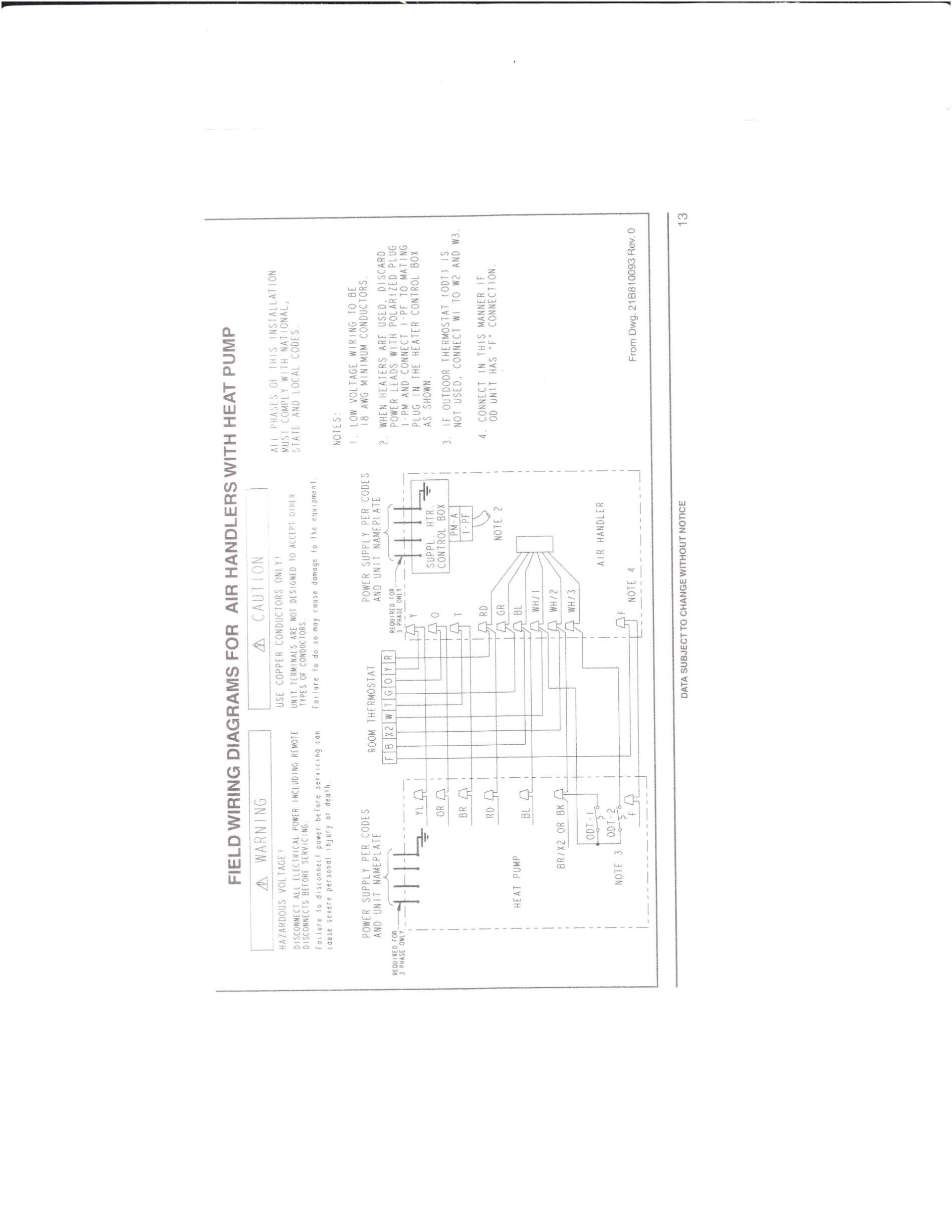 air conditioner thermostat wiring