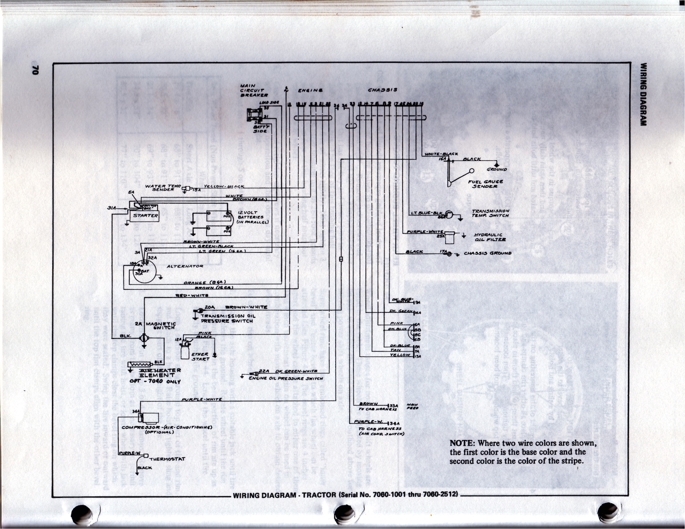 allis 7060 wiring diagram schematic allischalmers forum 7060 allis chalmers wiring diagrams