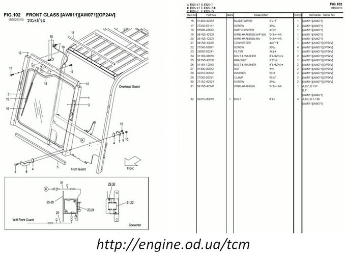 tcm forklift service manuals and spare parts catalogs tcm forklift wiring diagram pages from tcm forklift