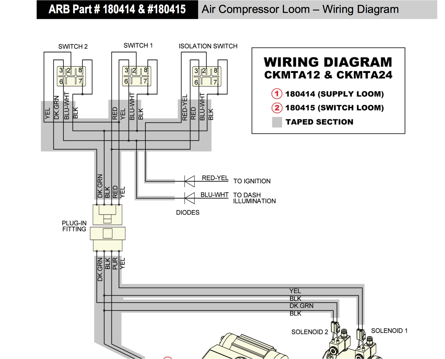 arb compressor wiring harness solutions