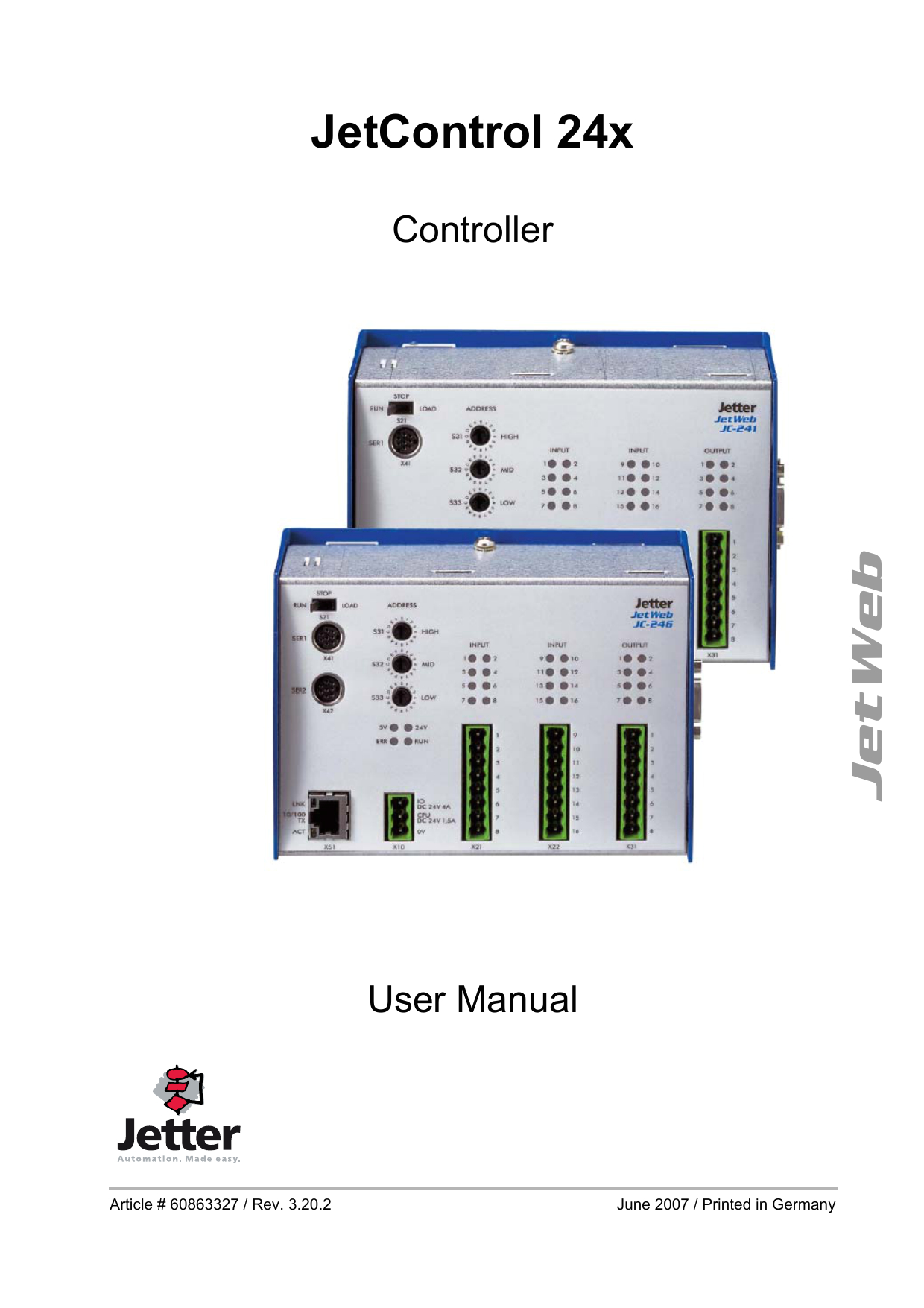 jetcontrol 24x user manual