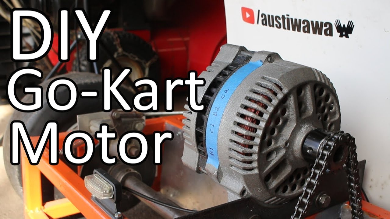 converting a car alternator into a go kart motor