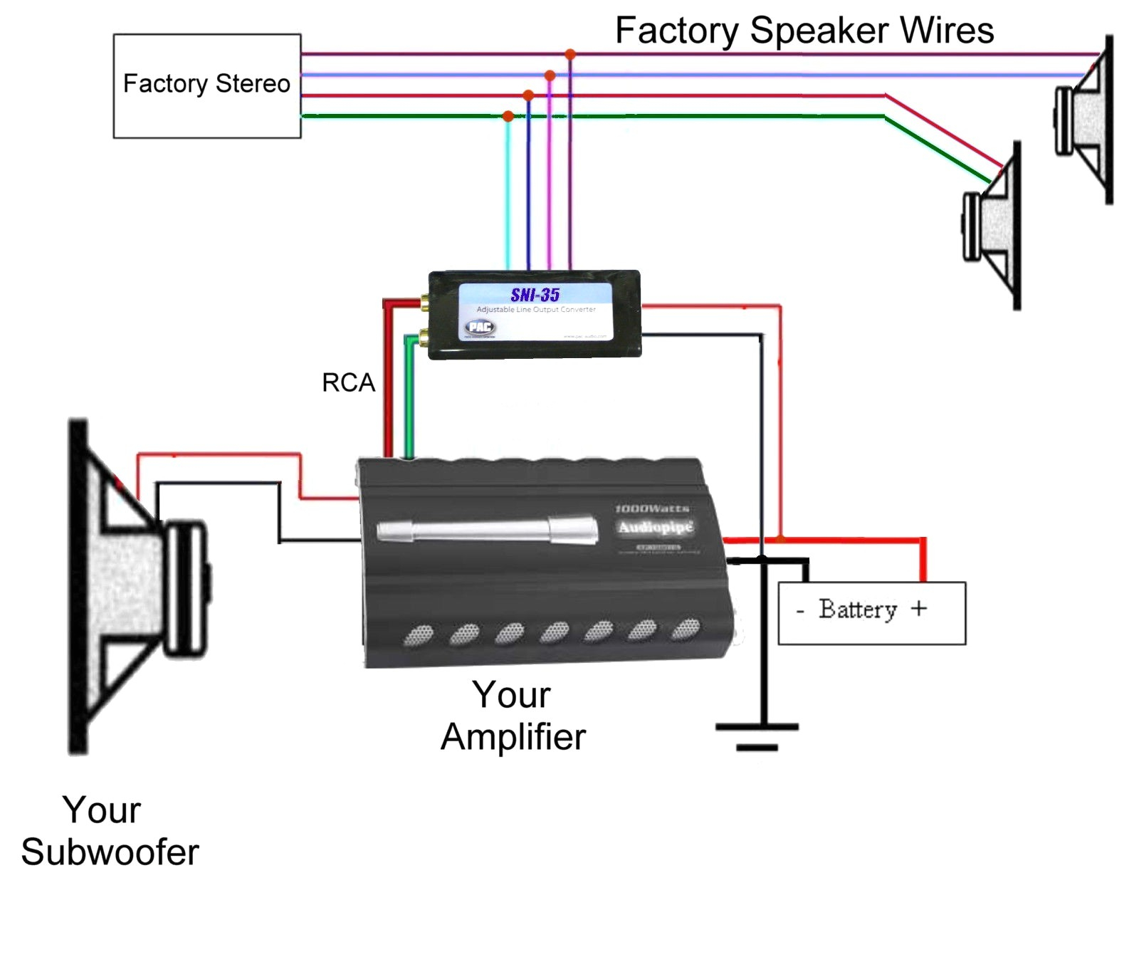 subwoofer line out converter wiring diagrams wiring diagram completed metra llc1 line output converter wiring diagram