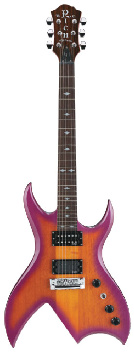 bc rich guitars nj retro series electric guitars warlock mockingbird and bich pictured are a throwback to the classic nj models of the 1980s built in