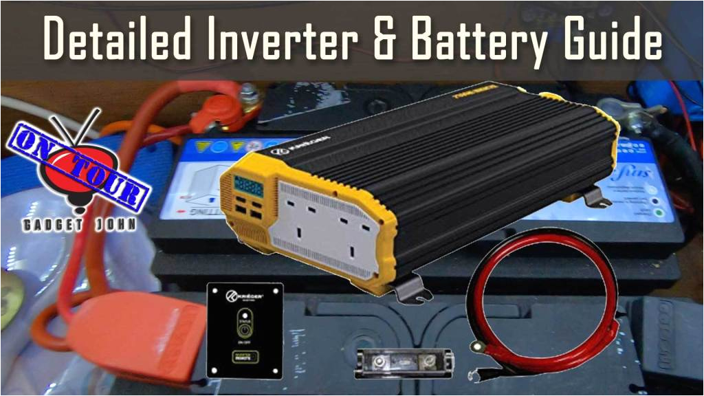 detailed 12v inverter battery wiring guide campervan motorhome rv boat