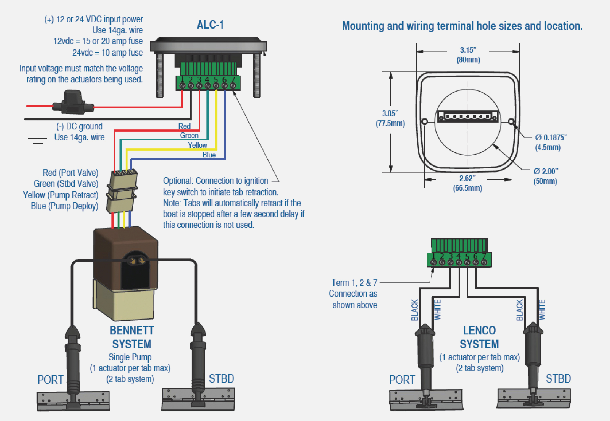 lenco wiring diagram