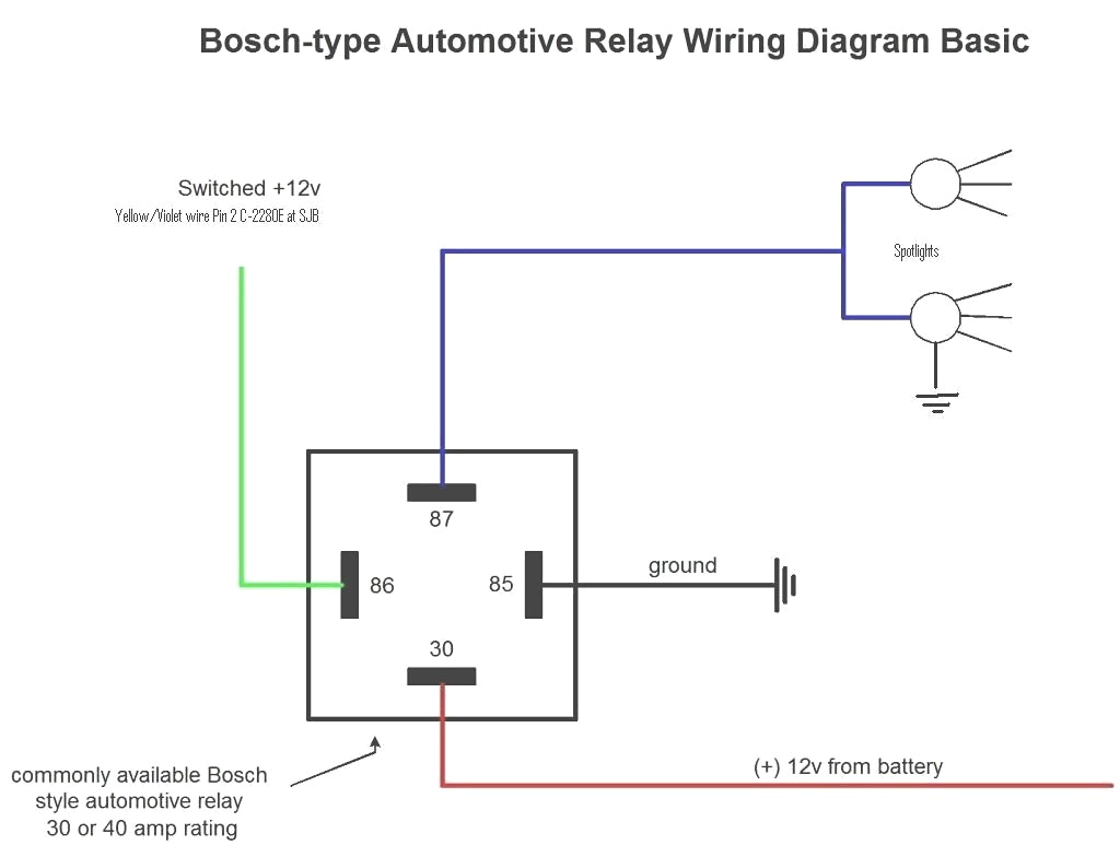 auto relay diagram manual e book automotive relay wiring diagrams