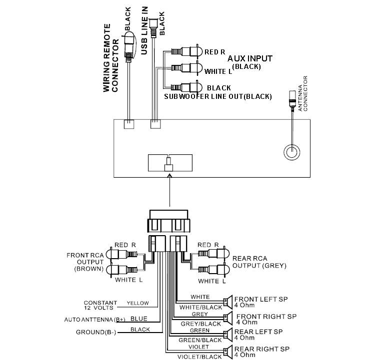 wiring diagram for boss marine radio