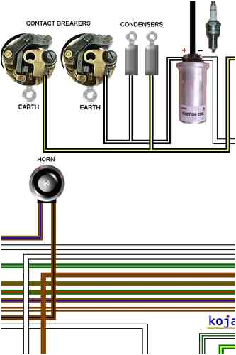 bsa g24 colour wiring loom harness diagram m jpg