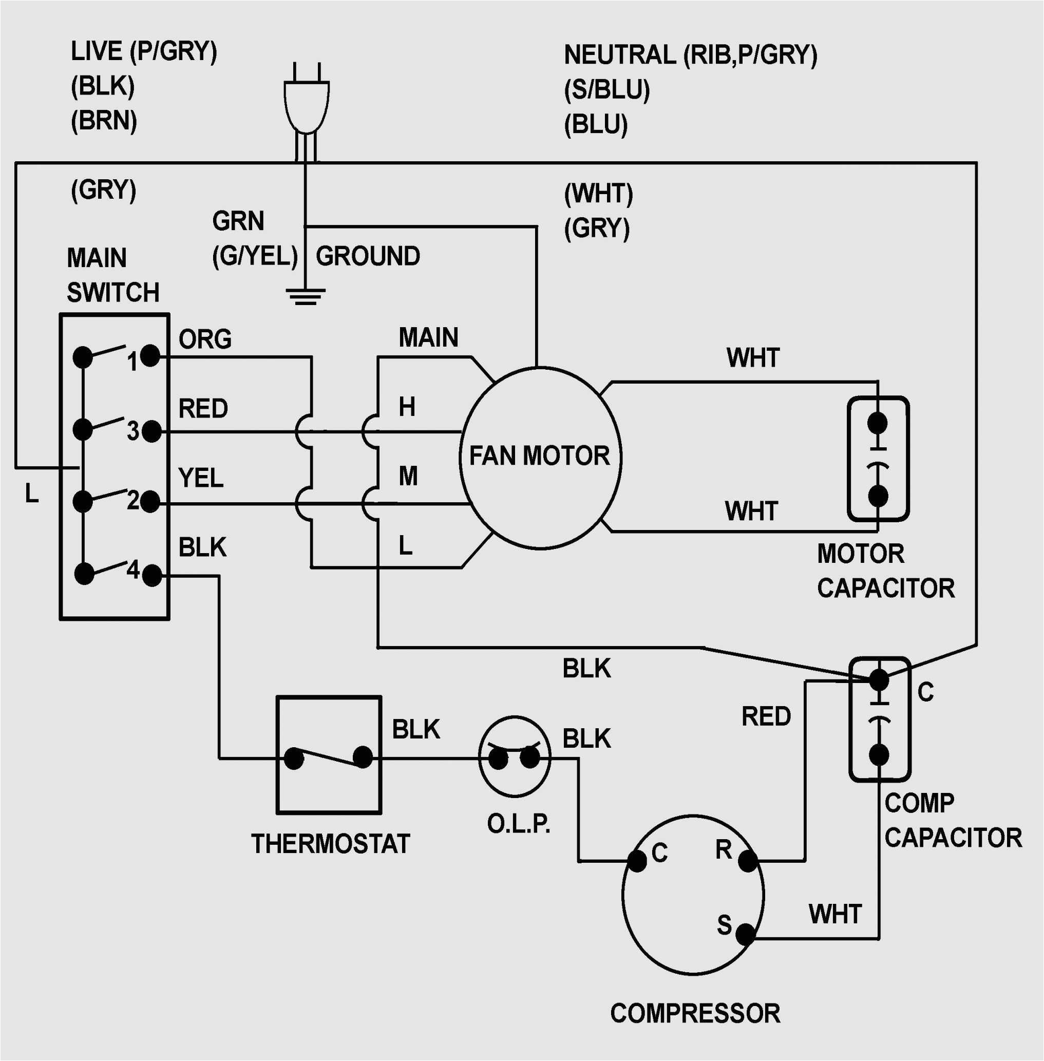 air conditioner circuit diagram periodic amp diagrams science