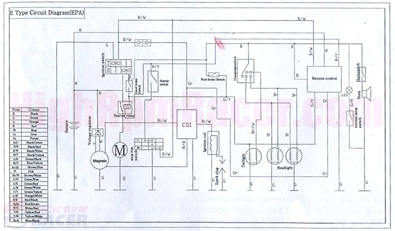 chinese 200 atv wiring diagrams