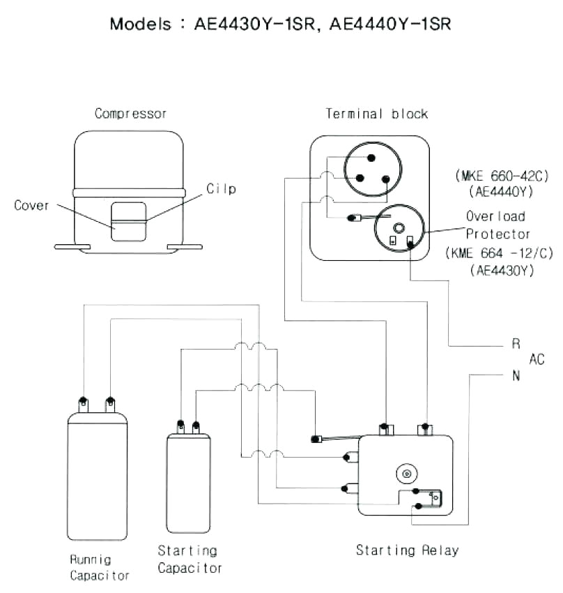 overload relay wiring schematic starter relay compressor start relay starter relay compressor current relay wiring diagram