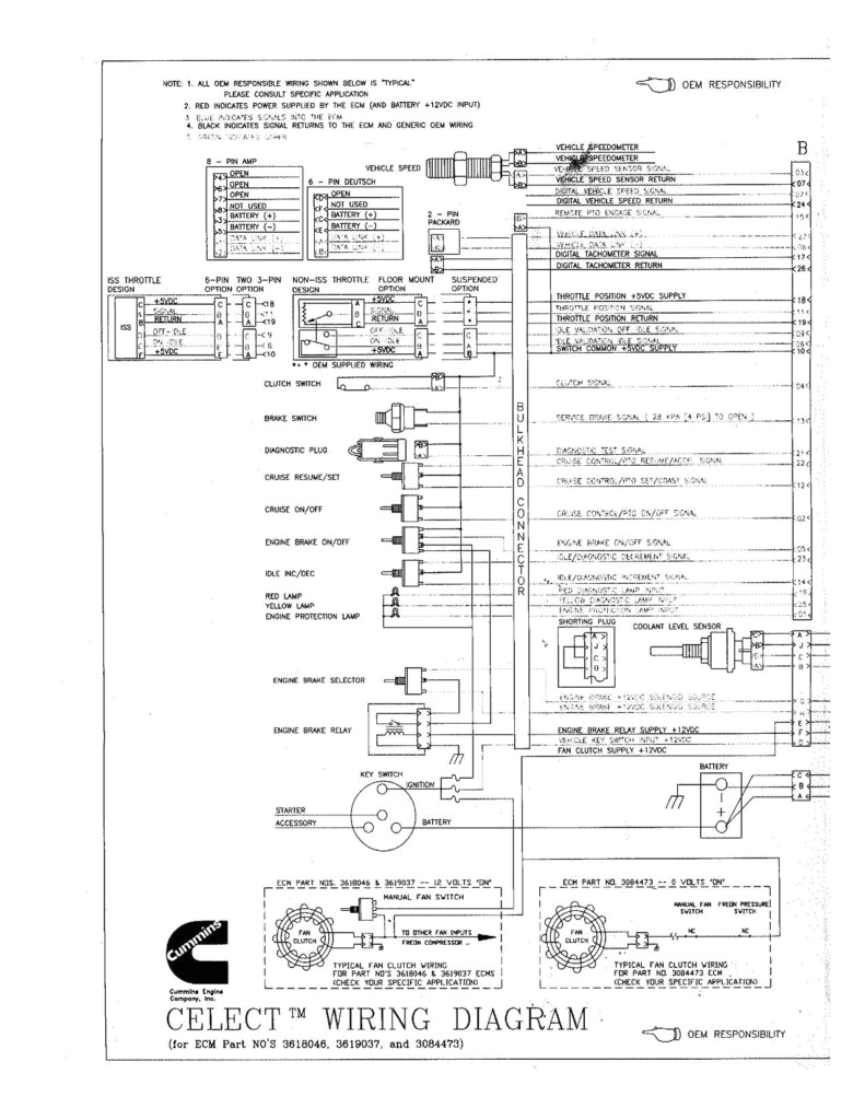 cummins n14 celect wiring diagram cummins n14 engine diagram 98 peterbilt speedo doesnt work and