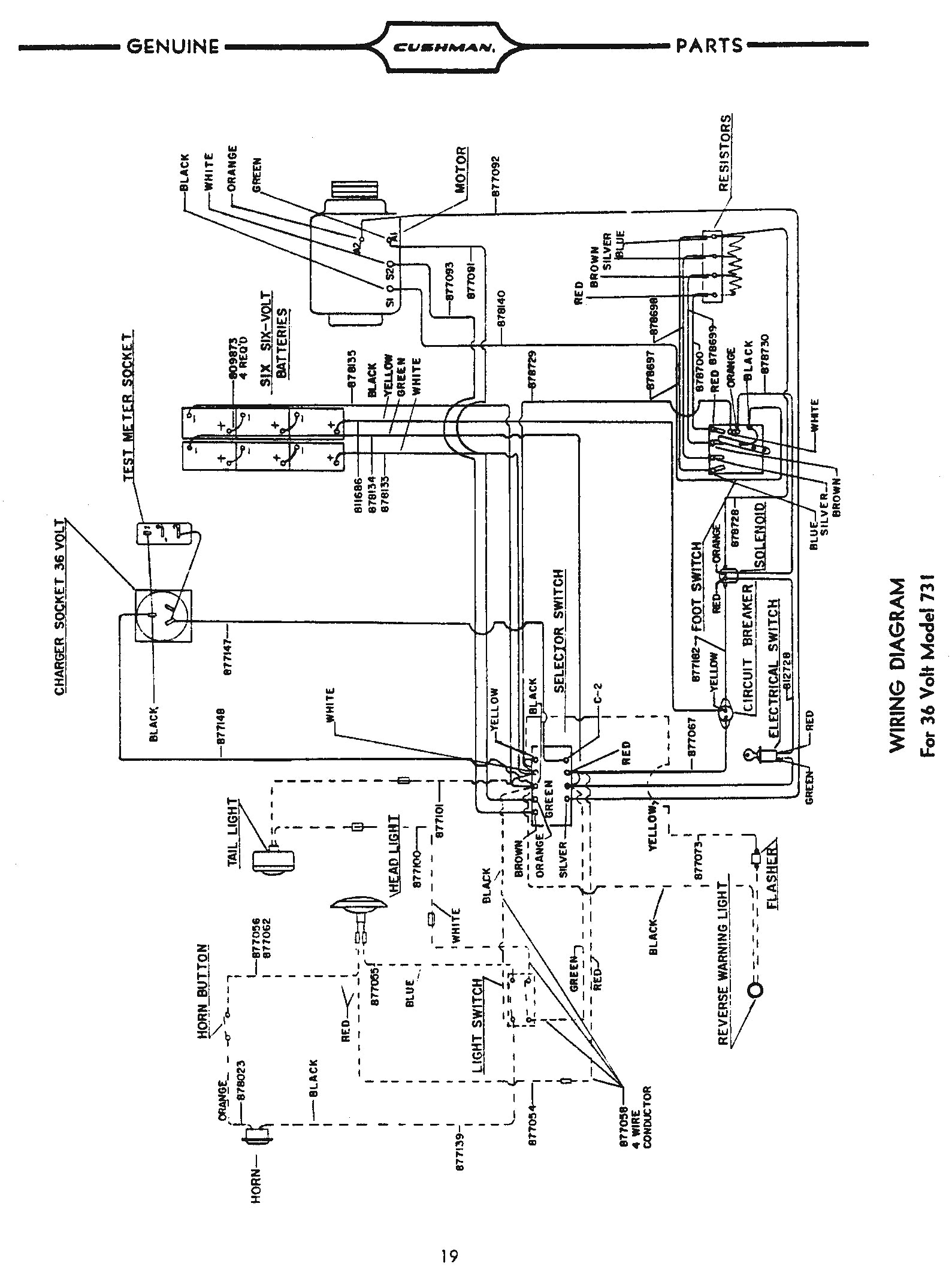 elegant cushman truckster wiring diagram wiring diagram image 36v golf cart wiring diagram cart cushman truckster