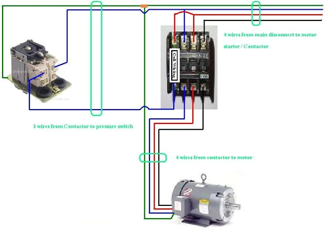 wiring 3 pole contactor wiring diagram name