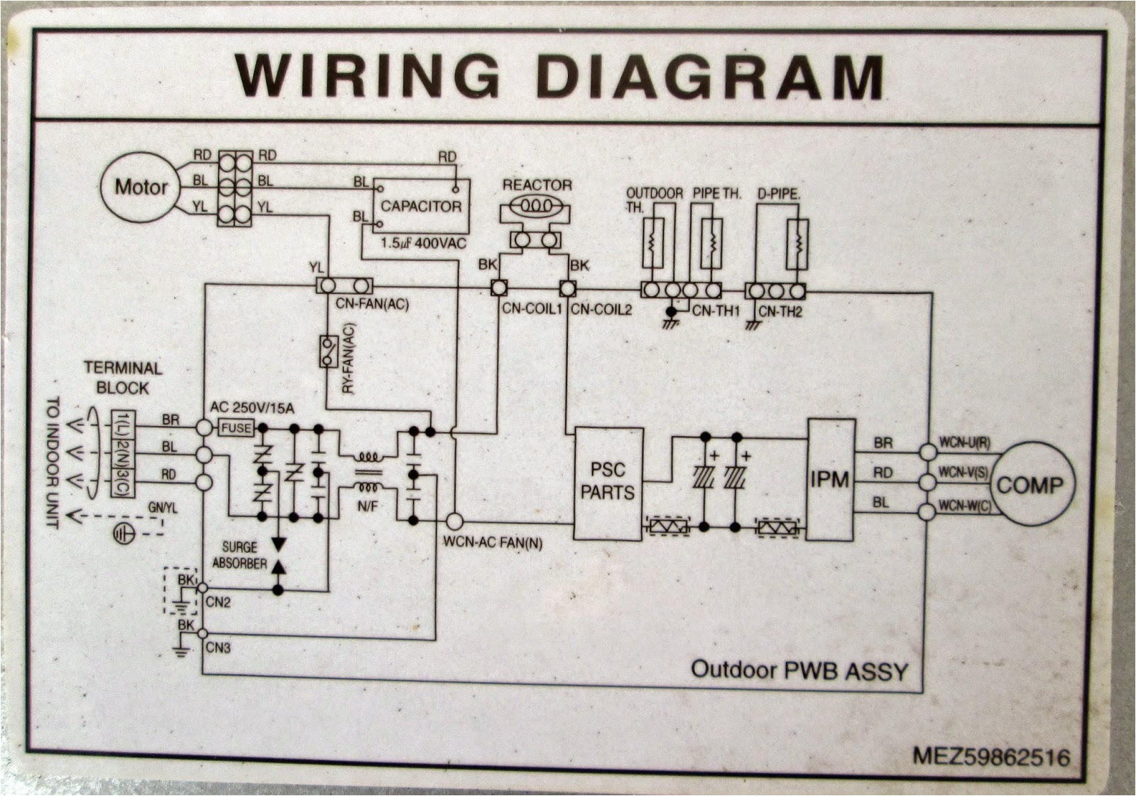 daikin wiring diagram basic electronics wiring diagram wiring diagram for mitsubishi air conditioner