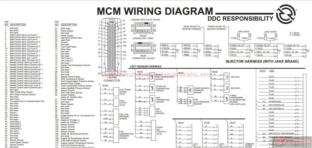 ddec iv ecm wiring diagram wiring diagram megaddec v ecm wiring manual e book ddec iv