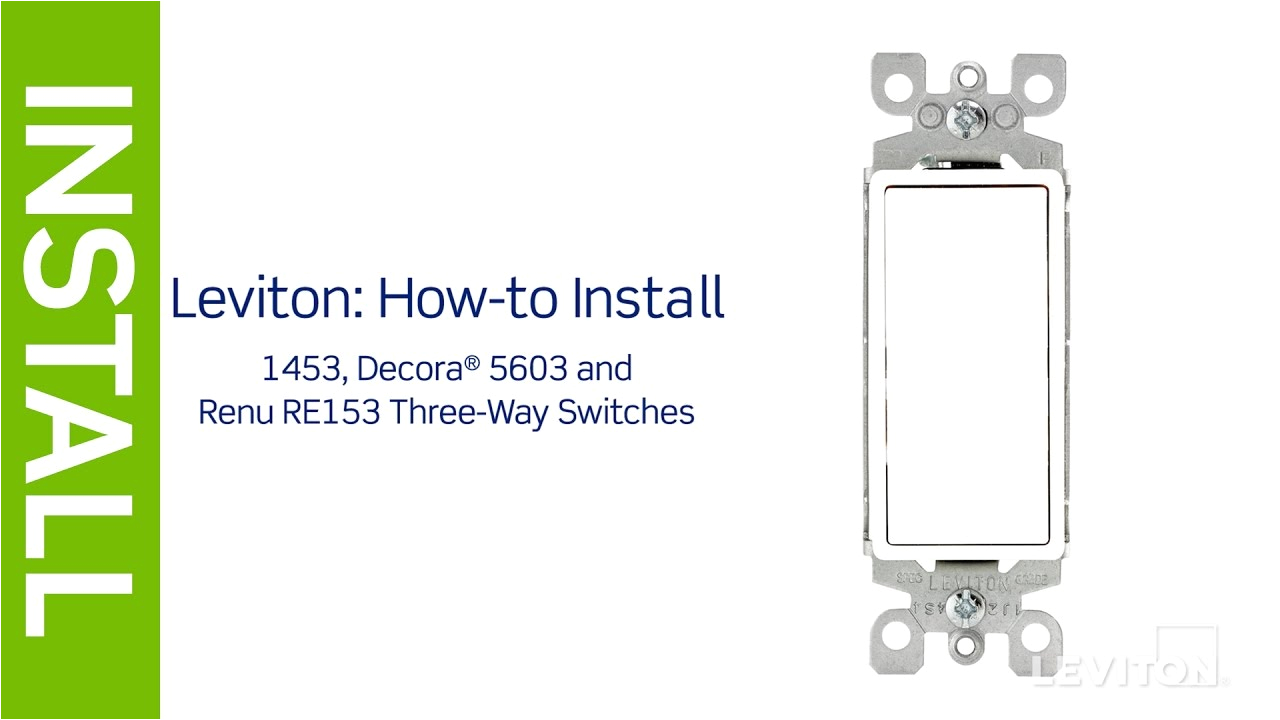 leviton presents how to install a three way switch