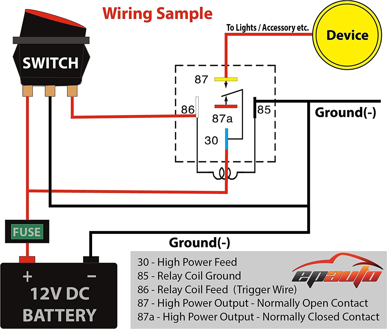air horn relay wiring diagram wiring diagram 12v for horn power high current 30 to horn ignore their diagram listed
