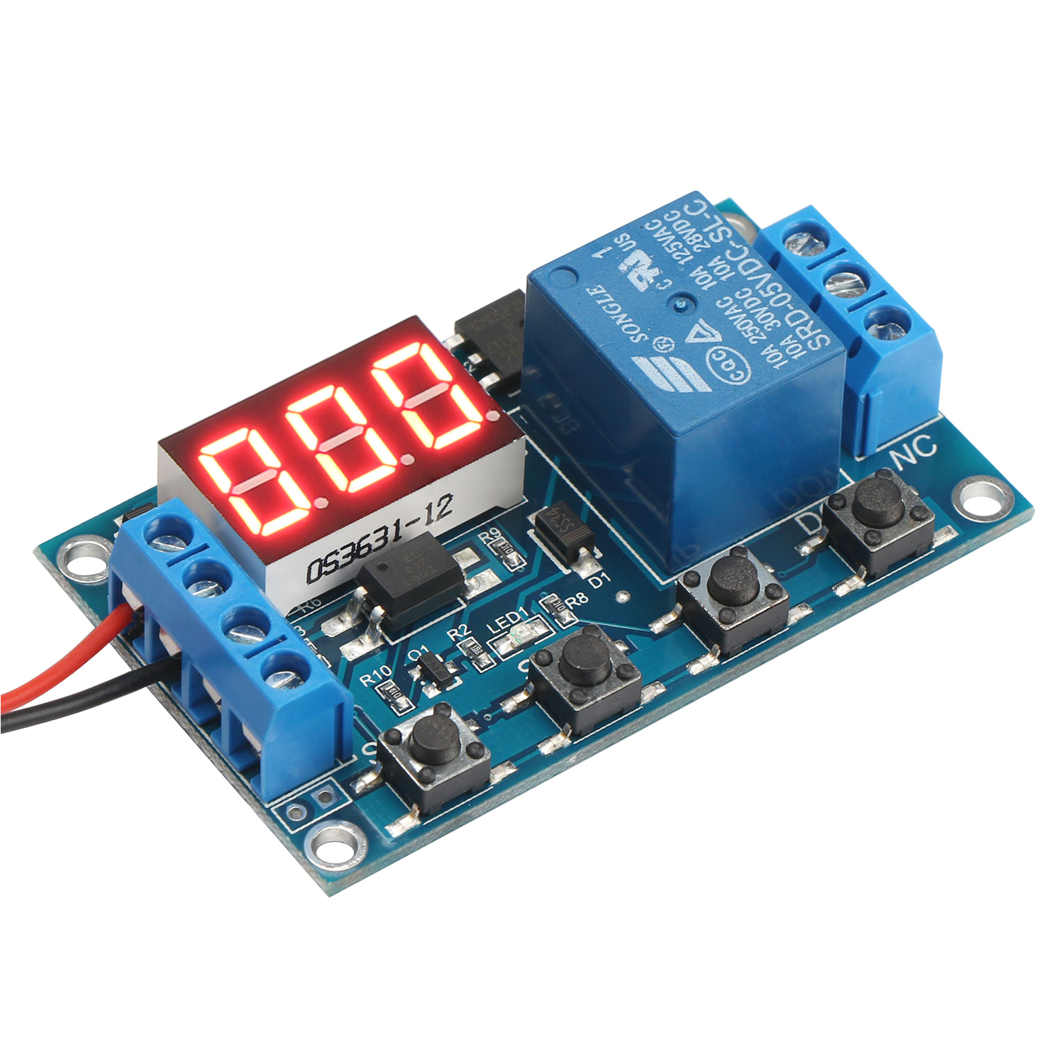 relay module 6 30v multifunction 1 channel relay delay off on off trigger delay cycle timing circuit