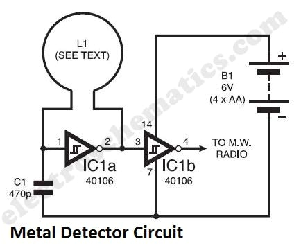 metal detector circuit jpg