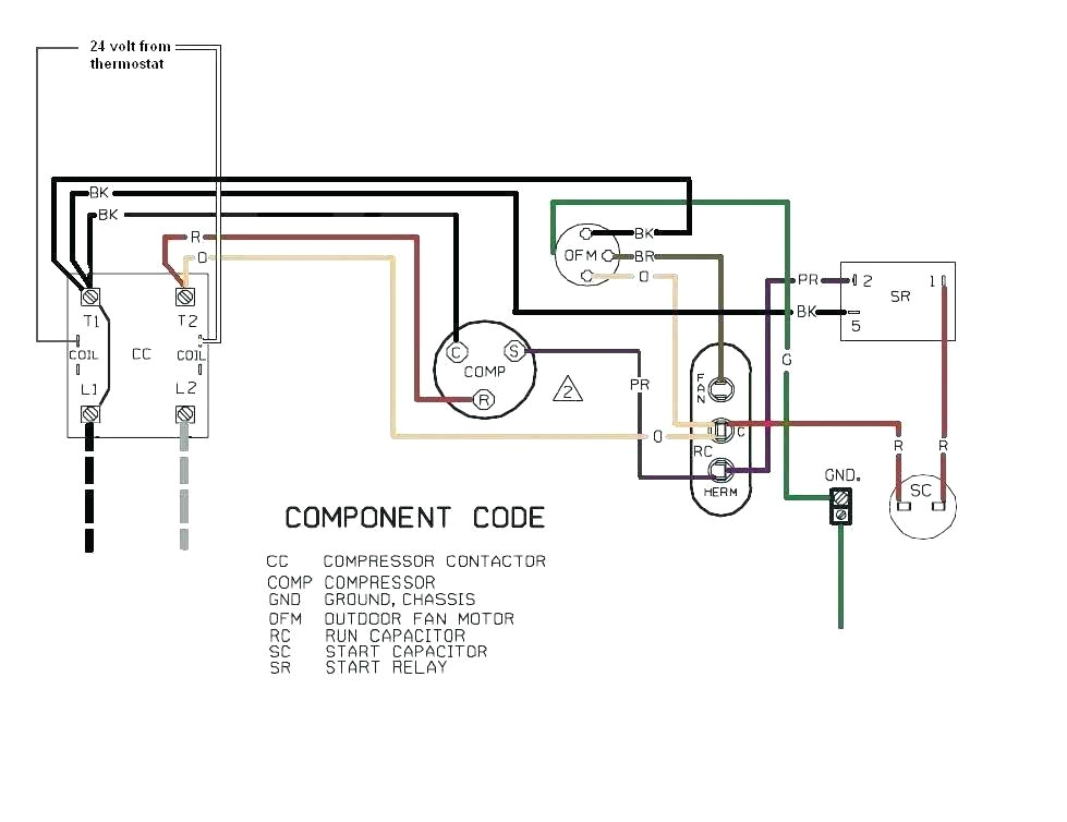 ac fan motor wiring wiring diagram ac fan start cap wiring
