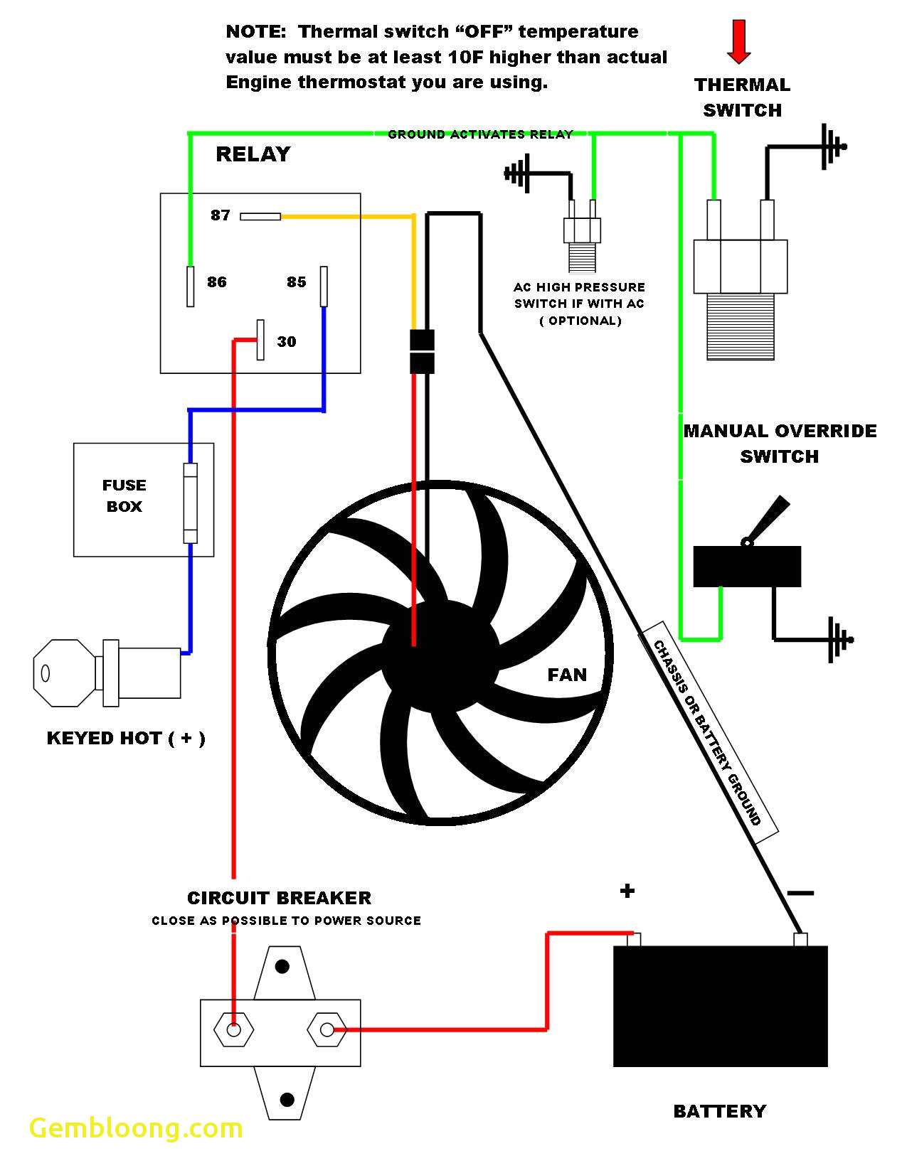 fan relay wiring diagram f250