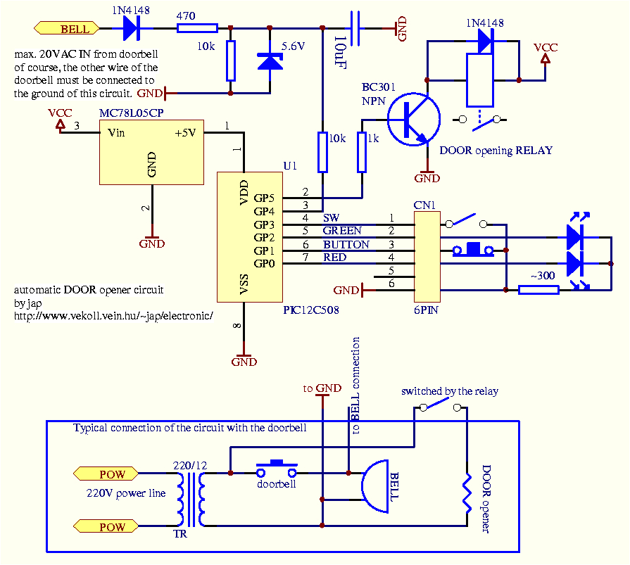 gate opener wiring diagram