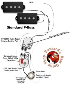 p bass wiring diagram