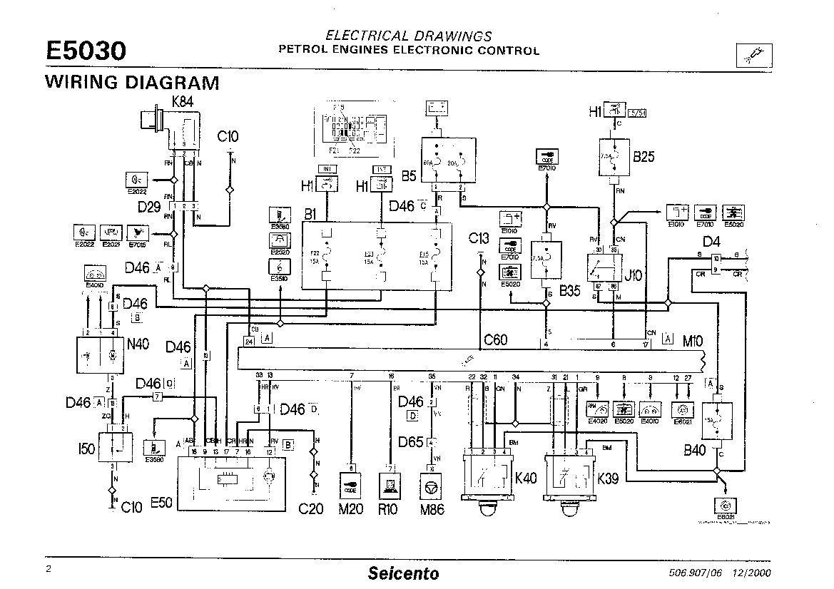 technical seicento coilpack wiring the fiat forum rh fiatforum com fiat croma 2006 wiring diagram fiat