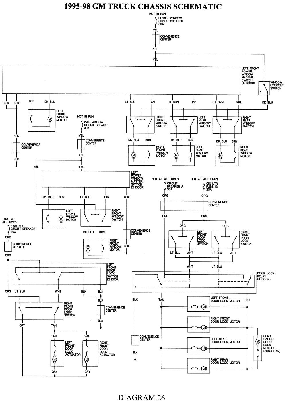 26 1994 gm truck chassis schematic click image to see an enlarged view fig