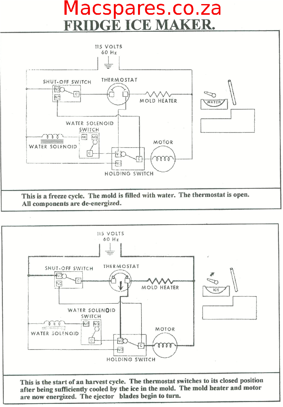 wiring diagrams refrigeration macspares wholesale spare parts rh macspares co za wiring diagram refrigerator thermostat wiring