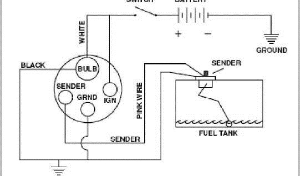 wiring for gas gauge data diagram schematic 2 wire fuel gauge diagram