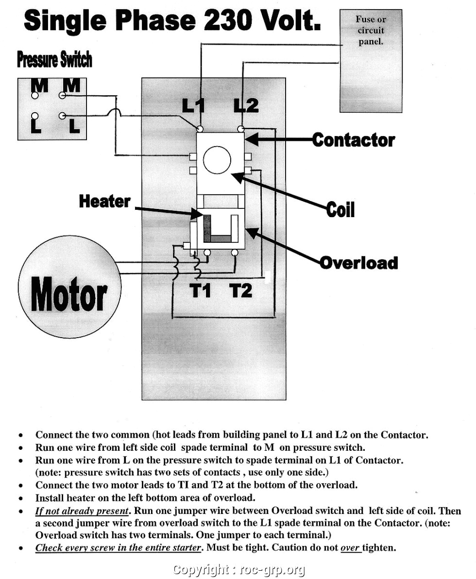 ab motor starter wiring diagram