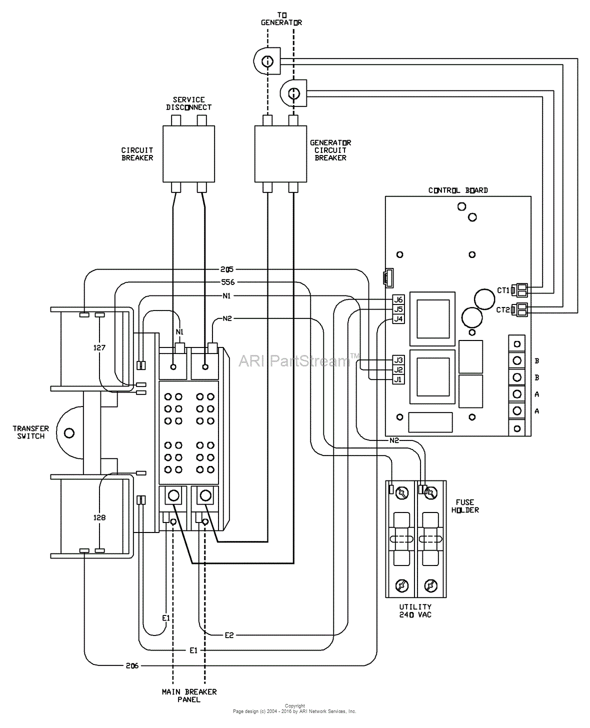 briggs and stratton power products 071046 00 200 amp automatic 200 automatic transfer switch wiring diagram