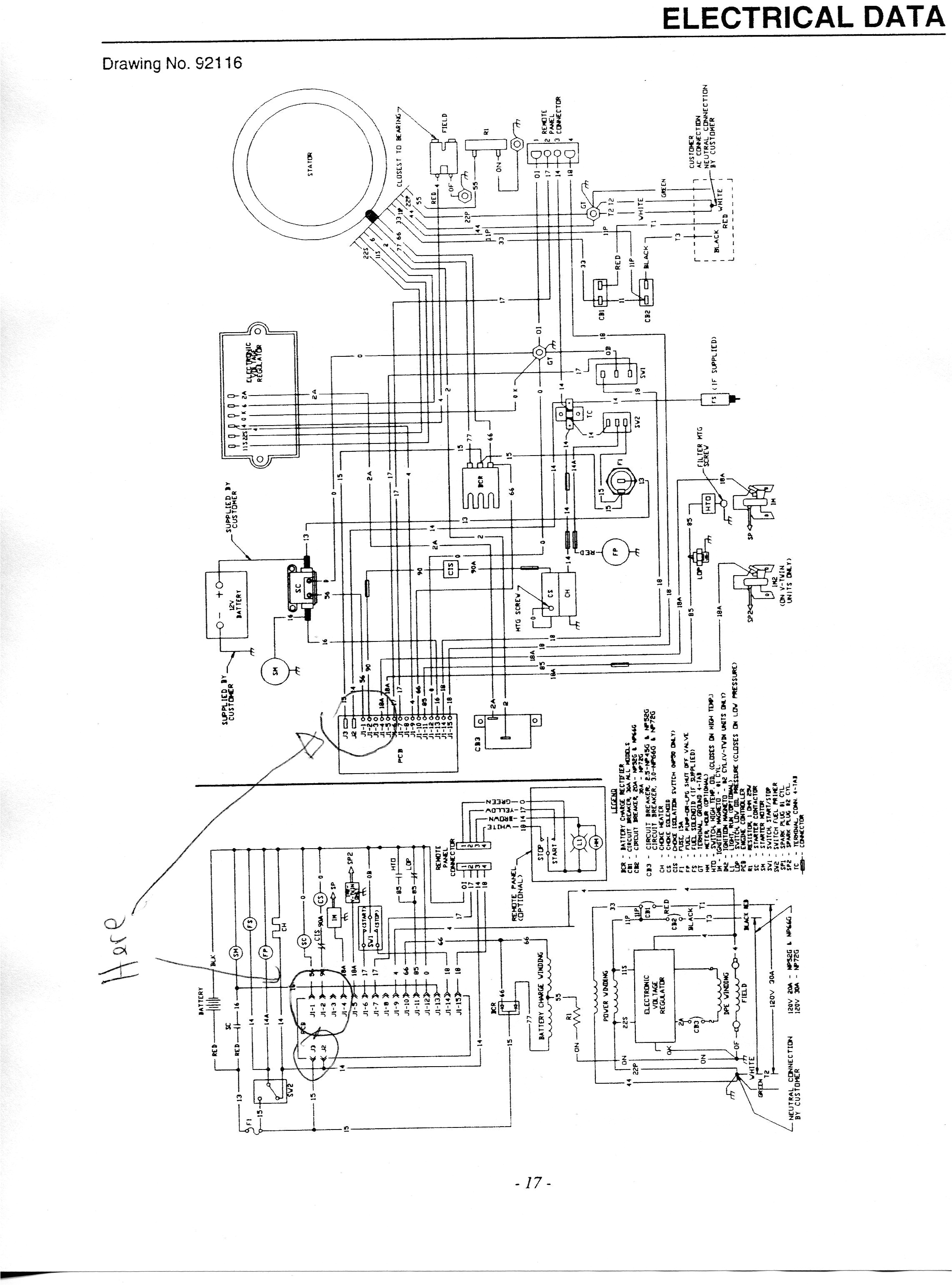 generac standby generator wiring diagram gallery