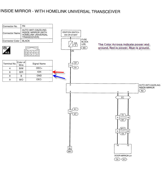 gentex audi mirror wiring diagram wiring diagram online sony backup camera circuit diagram audi mirror wiring