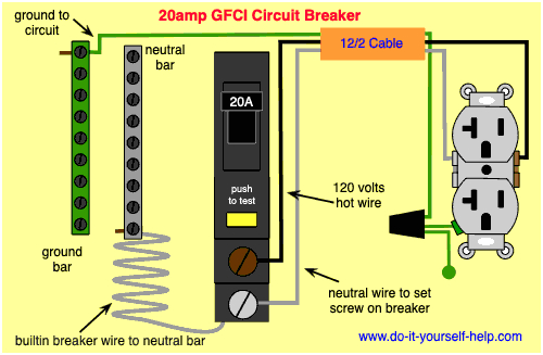 circuit breaker wiring diagrams do it yourself help com wiring diagram for 20 amp breaker