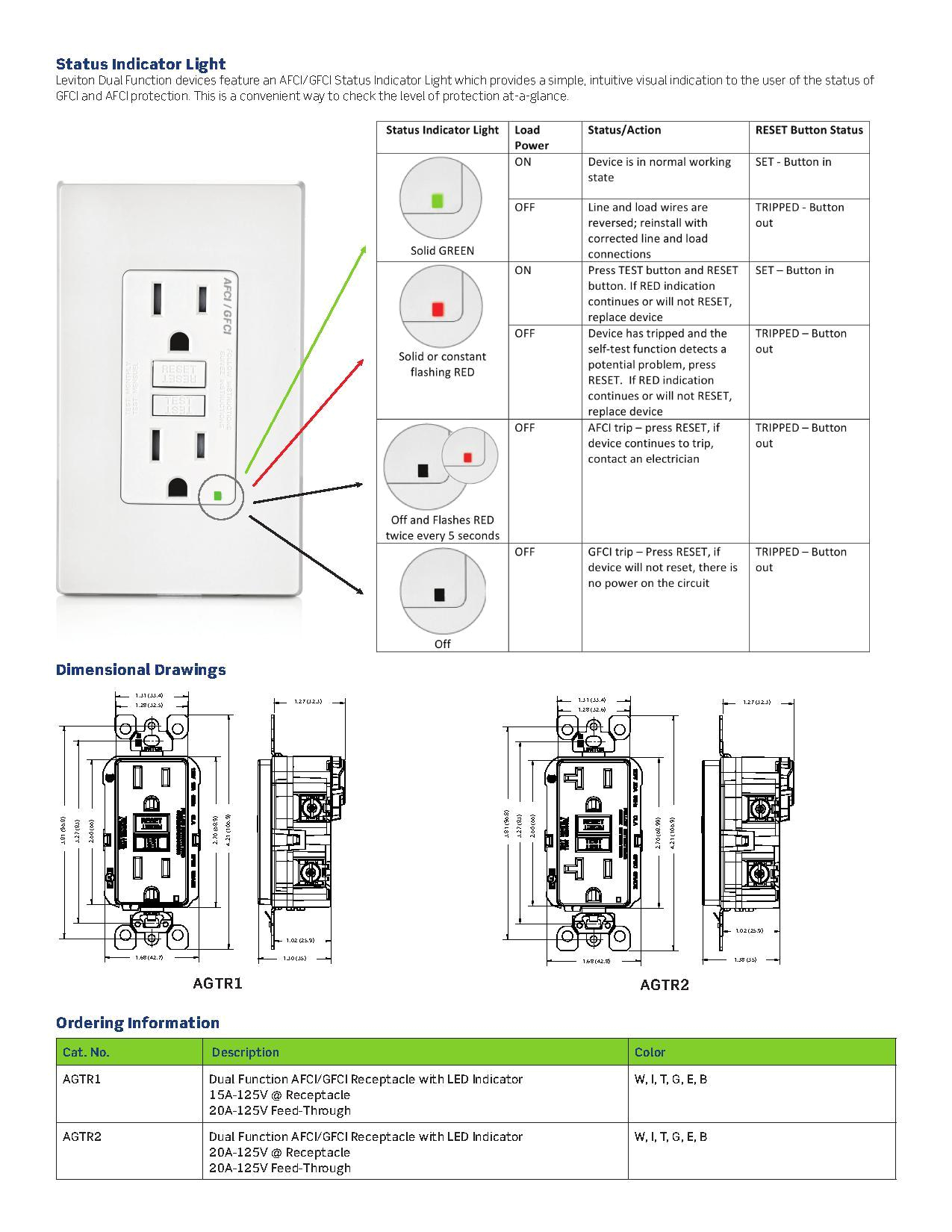 afci and gfci wiring diagram