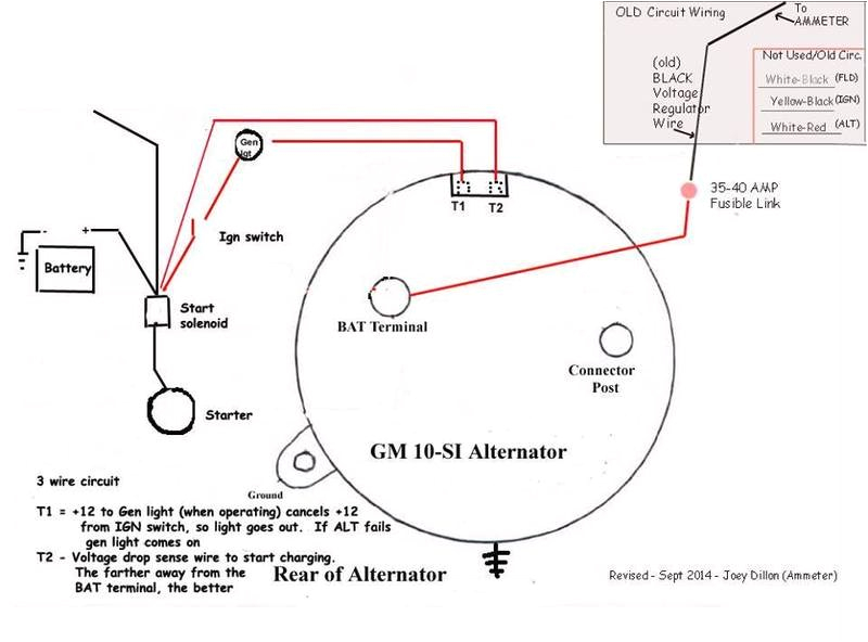 10 si alt wiring acdelco diagram schema diagram database wire si alternator