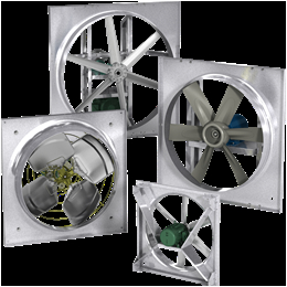 wall axial exhaust fans