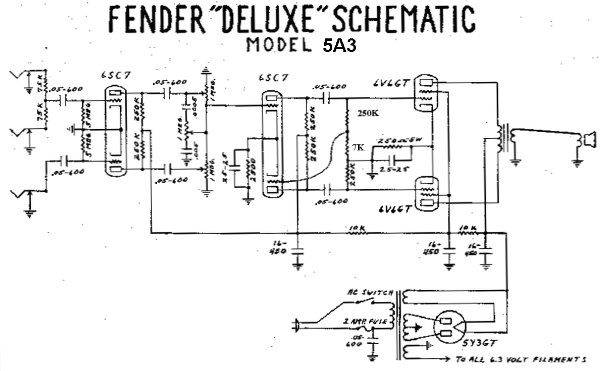 fender amplifier wiring diagram wiring diagram centrefender deluxe amp wiring diagram wiring diagram for youfender 5d3