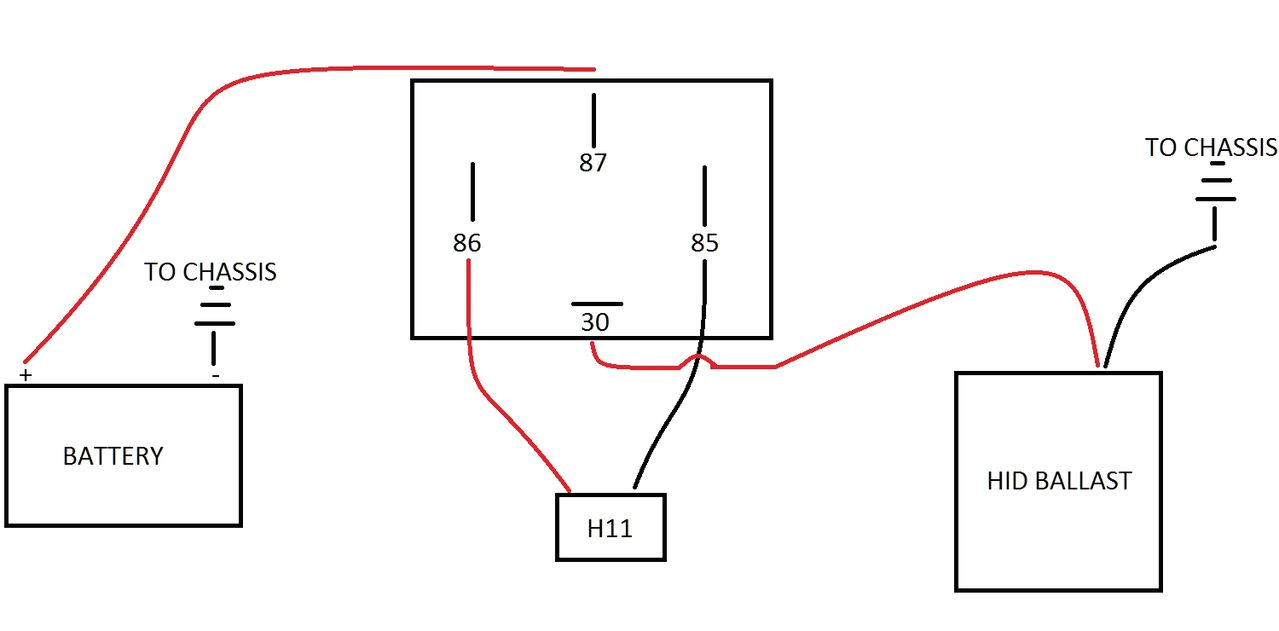 hid kit headlight relay wiring diagram wiring diagram host hid conversion wiring diagram