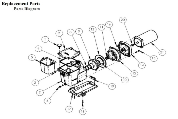 replacement parts diagram