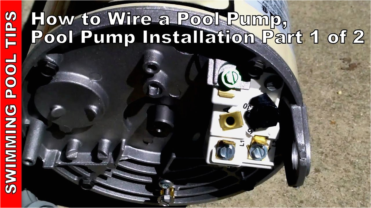 how to wire a pool pump pool pump installation part 1 of 2 youtube pentair pool pump wiring diagram 115v wiring pentair pool pump