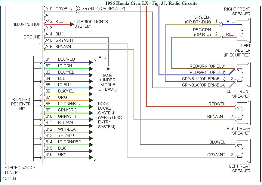 1998 acura slx radio wiring diagram wiring diagram paper for 98 honda civic
