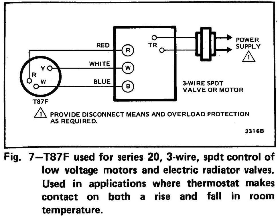 honeywell thermostat wiring diagram 3 wire