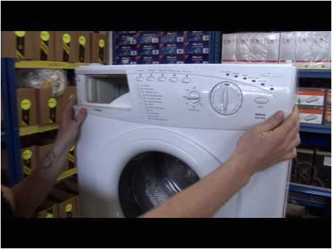 how to replace washing machine controls in a hotpoint washing machine youtube