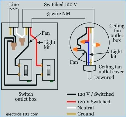 wiring a ceiling fan and light with two switches diagram elegant peerless light switch wiring diagram multiple lights image 0d