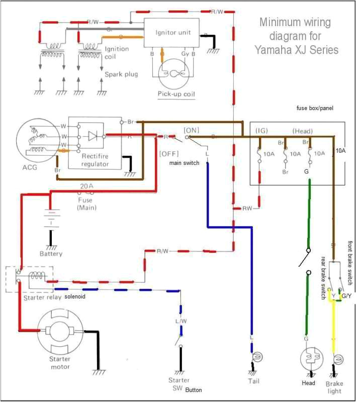 chopcult u002781 yamaha xj 650 wiring help needed motorcycleyamaha 650 chopper wiring diagrams 16